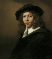 Jeune homme en béret noir